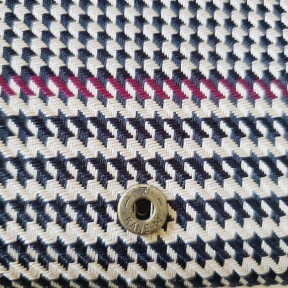 Vintage 1970s Lauren By Ralph Lauren Women's Trifold Textile Houndstooth - Picture 7 of 16